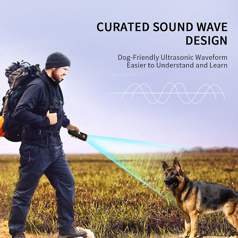 Dispositivo intelligente ad ultrasuoni per l'addestramento dei cani