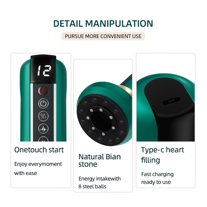 Smart anti-cellulite kropsmassager med varme og vibration