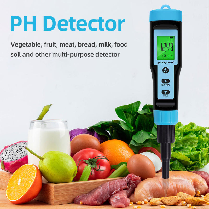 Tester digitale per la qualità di cibo e acqua
