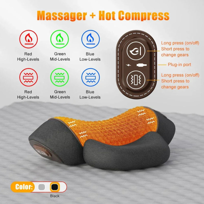 Cuscino Massaggiante Shiatsu Riscaldato