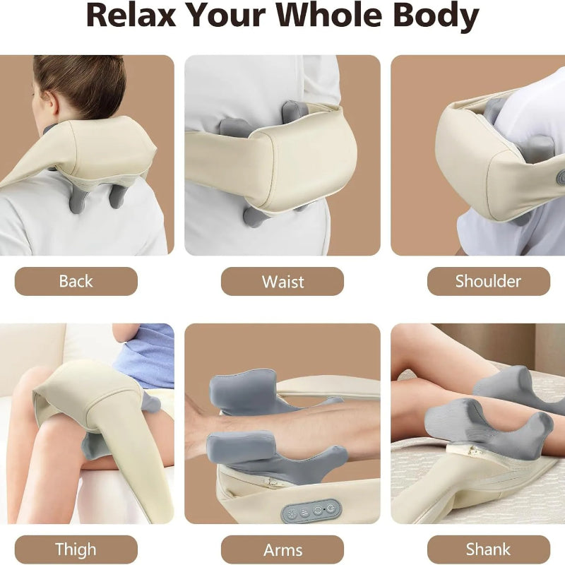 Massaggiatore Shiatsu per Collo e Spalle con Calore