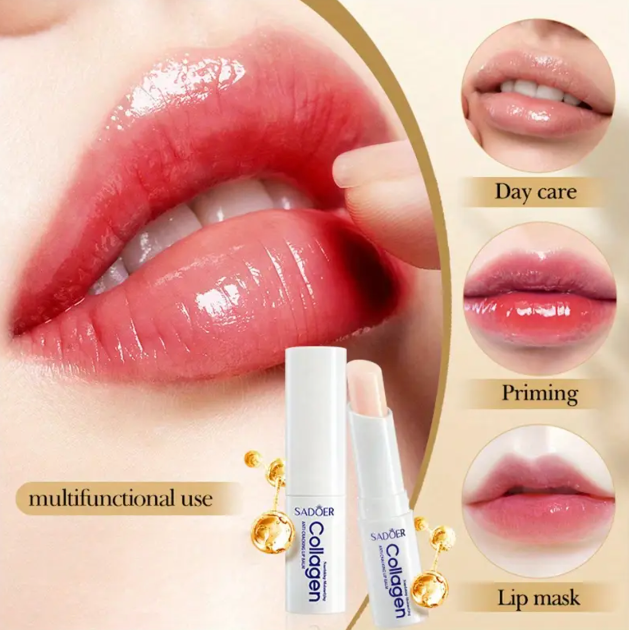 Collageen lippenbalsem