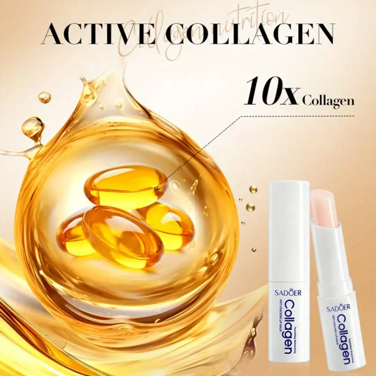 Collageen lippenbalsem