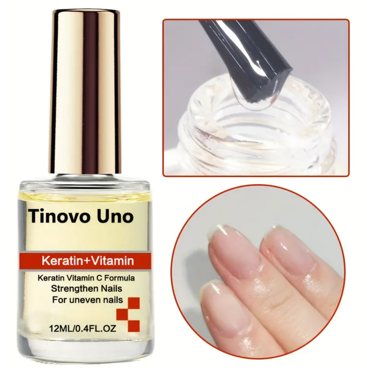 Olio per unghie alla cheratina