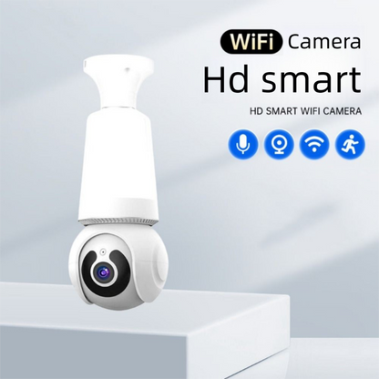 Lampadina con telecamera di sicurezza intelligente a 360°