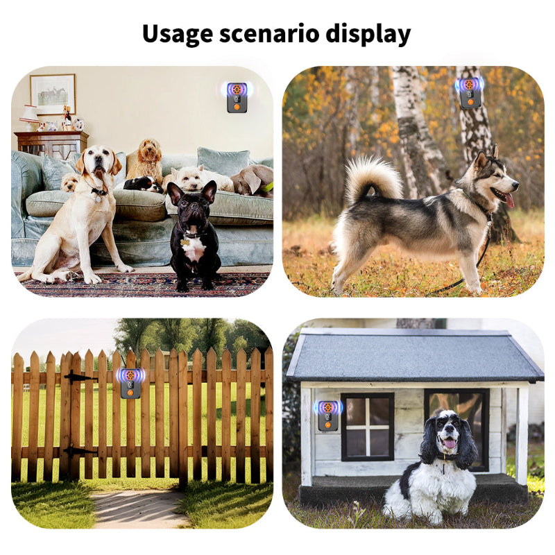 Dispositivo ad Ultrasuoni per il Controllo dell’Abbaio del Cane con Display LED