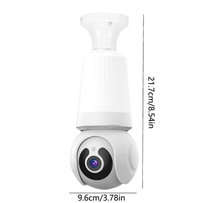 Lampadina con telecamera di sicurezza intelligente a 360°