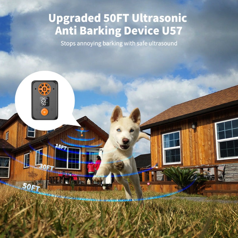 Dispositivo ad Ultrasuoni per il Controllo dell’Abbaio del Cane con Display LED
