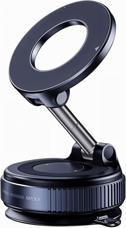 Magnetische telefoonhouder met vacuümsluiting, autohouder met zuignap, 360° draaibare houder