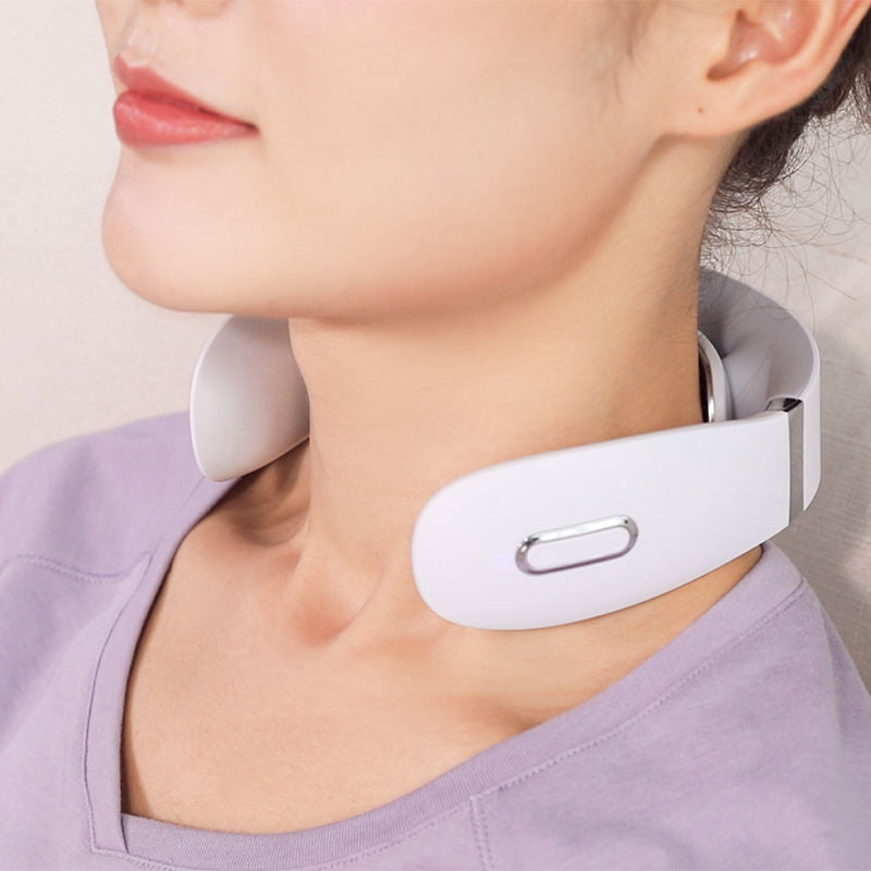 Massaggiatore per il collo intelligente con terapia a calore e impulsi