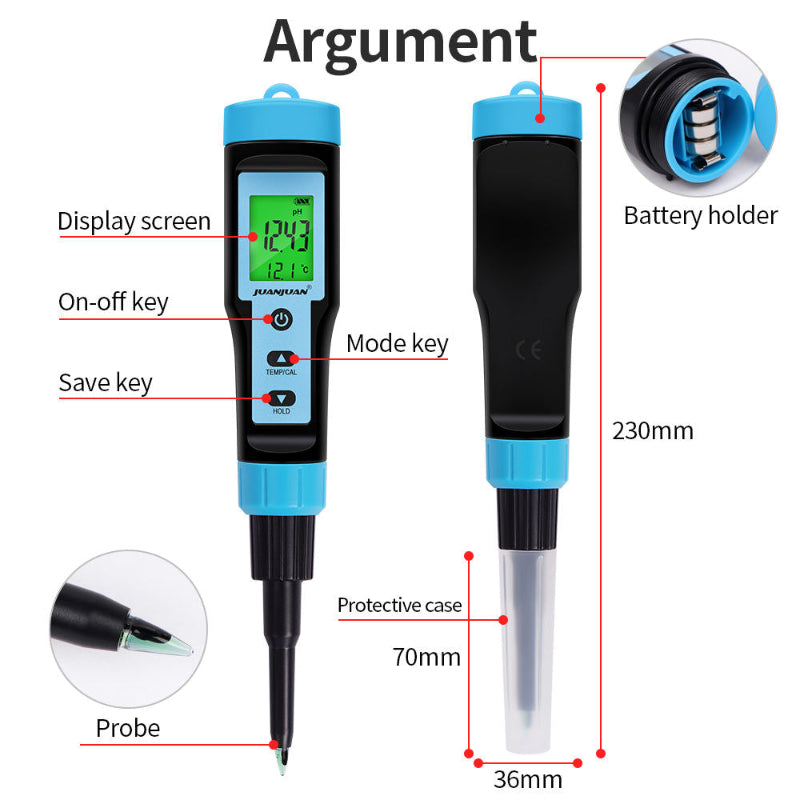 Tester digitale per la qualità di cibo e acqua