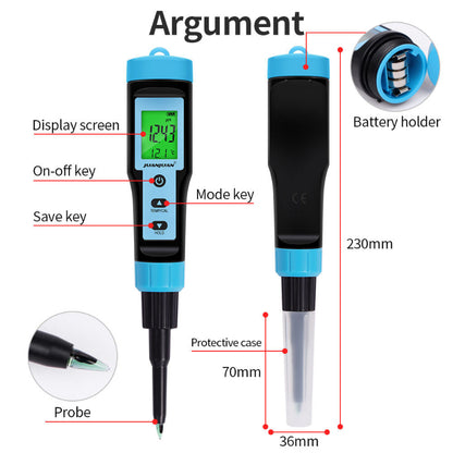 Tester digitale per la qualità di cibo e acqua