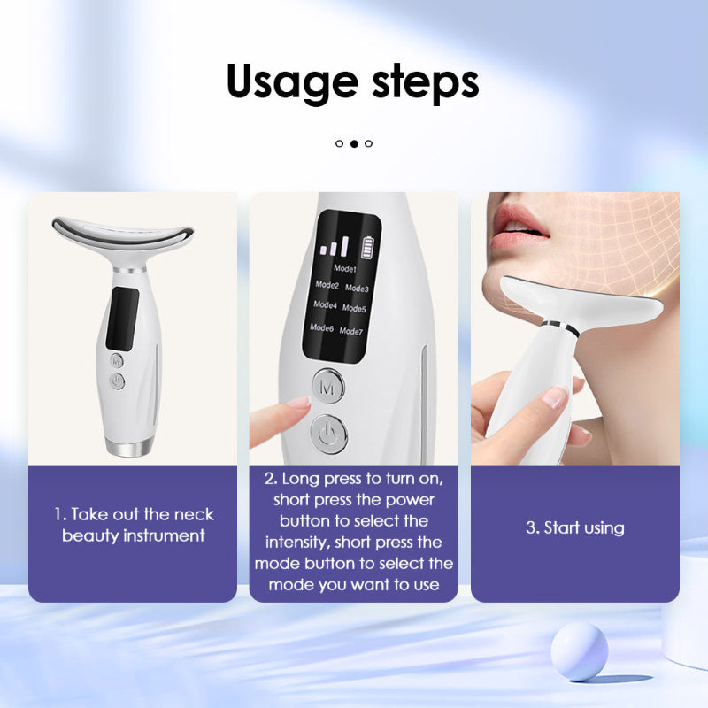 Dispositivo per la terapia di collo e viso