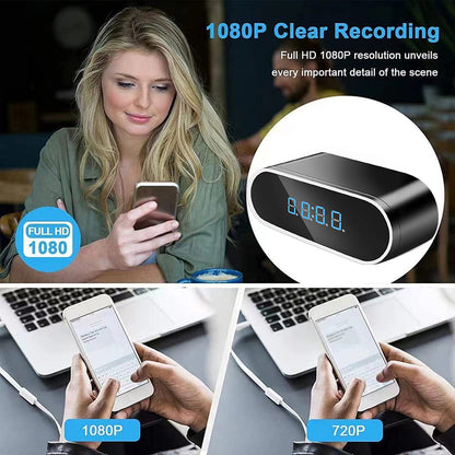 Mini Alarm Spy Cámera WiFi HD 4K