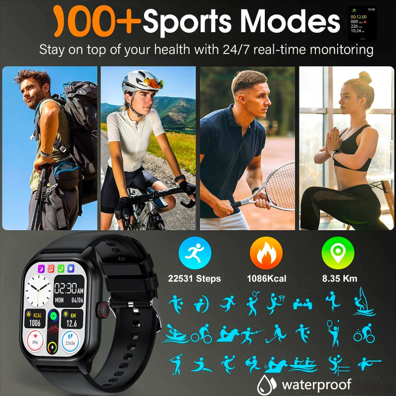 Smartwatch Fitness Bluetooth Intelligente