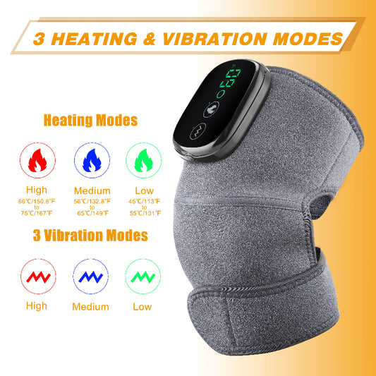 Heated Knee Massager with Vibration