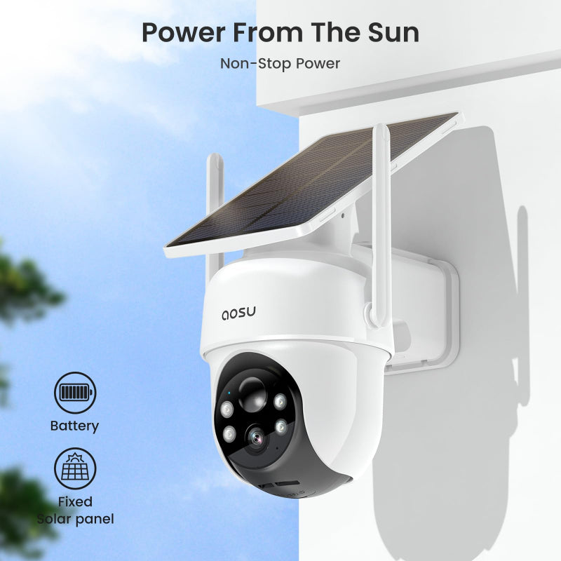 Telecamera di sicurezza solare