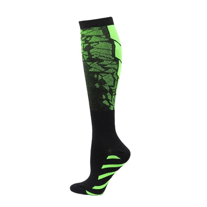 6-pak profesjonalnych sportowych skarpet kompresyjnych, łagodzących zmęczenie mięśni łydek