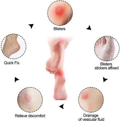Cerotto Idrocolloide Impermeabile Assortito per Vesciche al Piede
